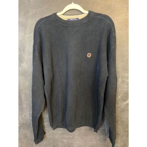Tommy Hilfiger Black Ribbed Sweater - Picture 1 of 16